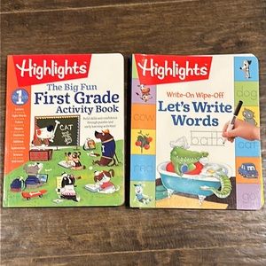 2 Highlights Big Learning Fun Activity Puzzle Books New